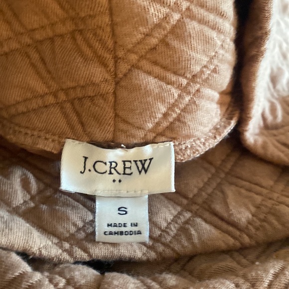 J Crew Factory Quilted mockneck pullover sweatshirt size Small L14 - Picture 7 of 10
